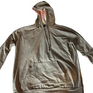 Silver Hooded Sweatshirt